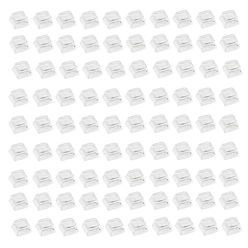 90pcs XDA Profile Transparent Keycaps for MX Mechanical Keyboards Blank PC Caps