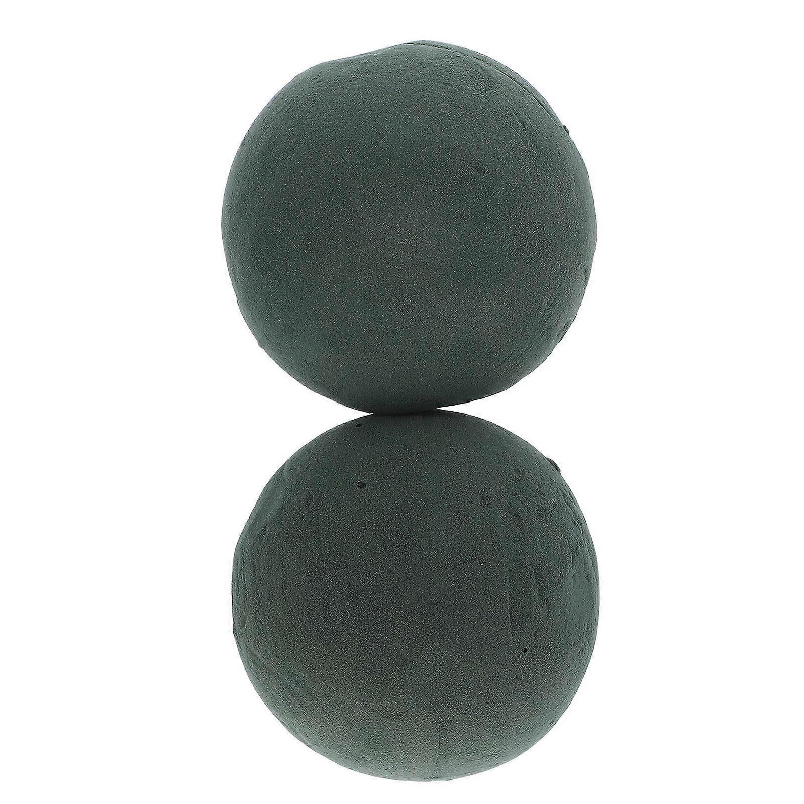 12Cm Sphere Floral Foam Blocks 2Pcs Durable Material Suitable For Home Decor DIY Projects With Floral Base Function