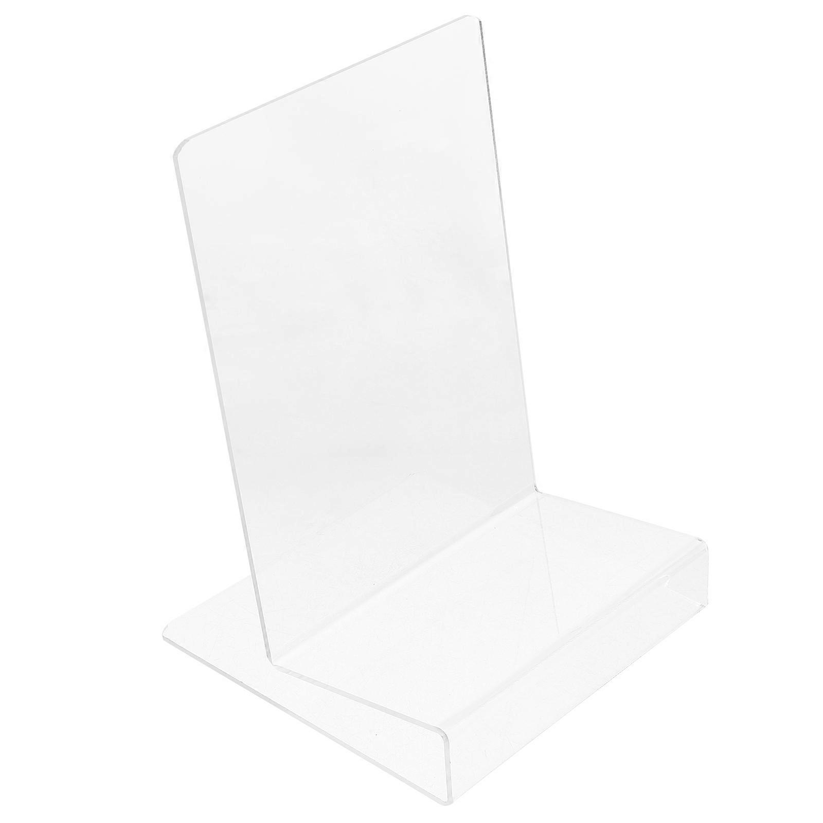 Transparent Book Display Stand for Freestanding Book Storage Display