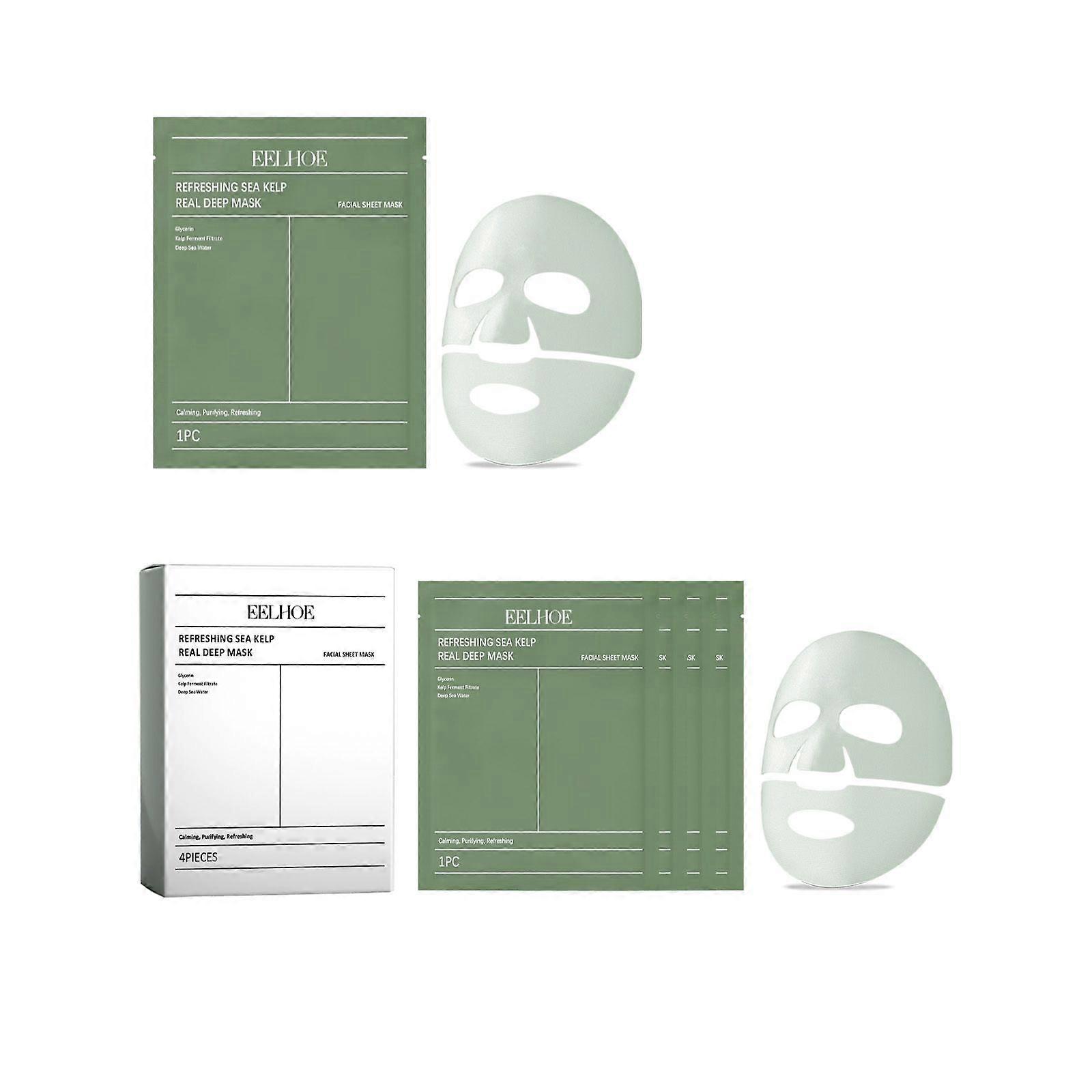 EELHOE Seaweed Mask Series, Moisturizes, Tights, Improves Skin Elasticity, Supplements Moisture And Enriches Face