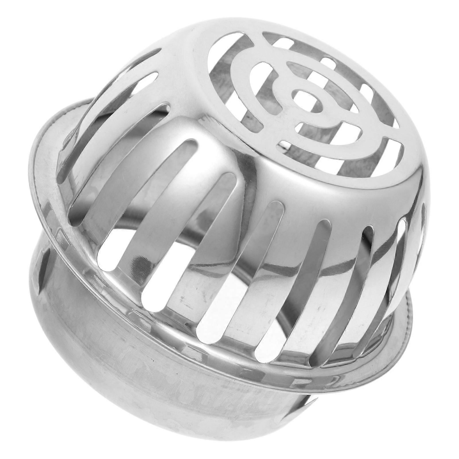 Stainless Steel Gutter Guard for Draining with Design and Easy Installation Silver Round