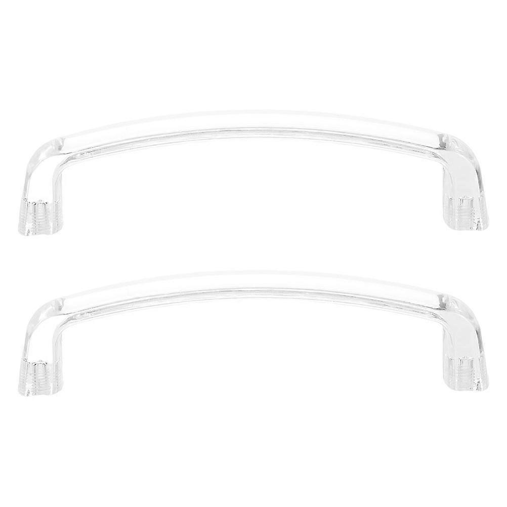 Modern Transparent Acrylic Pull Handle for Cabinets 1Set Durable Design