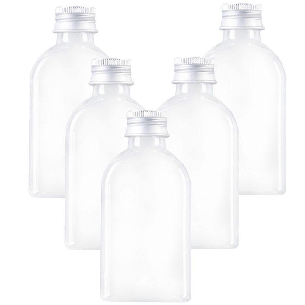 Clear PET Lotion Bottles for Storage Use Durable Reusable Multipurpose Containers 5pcs