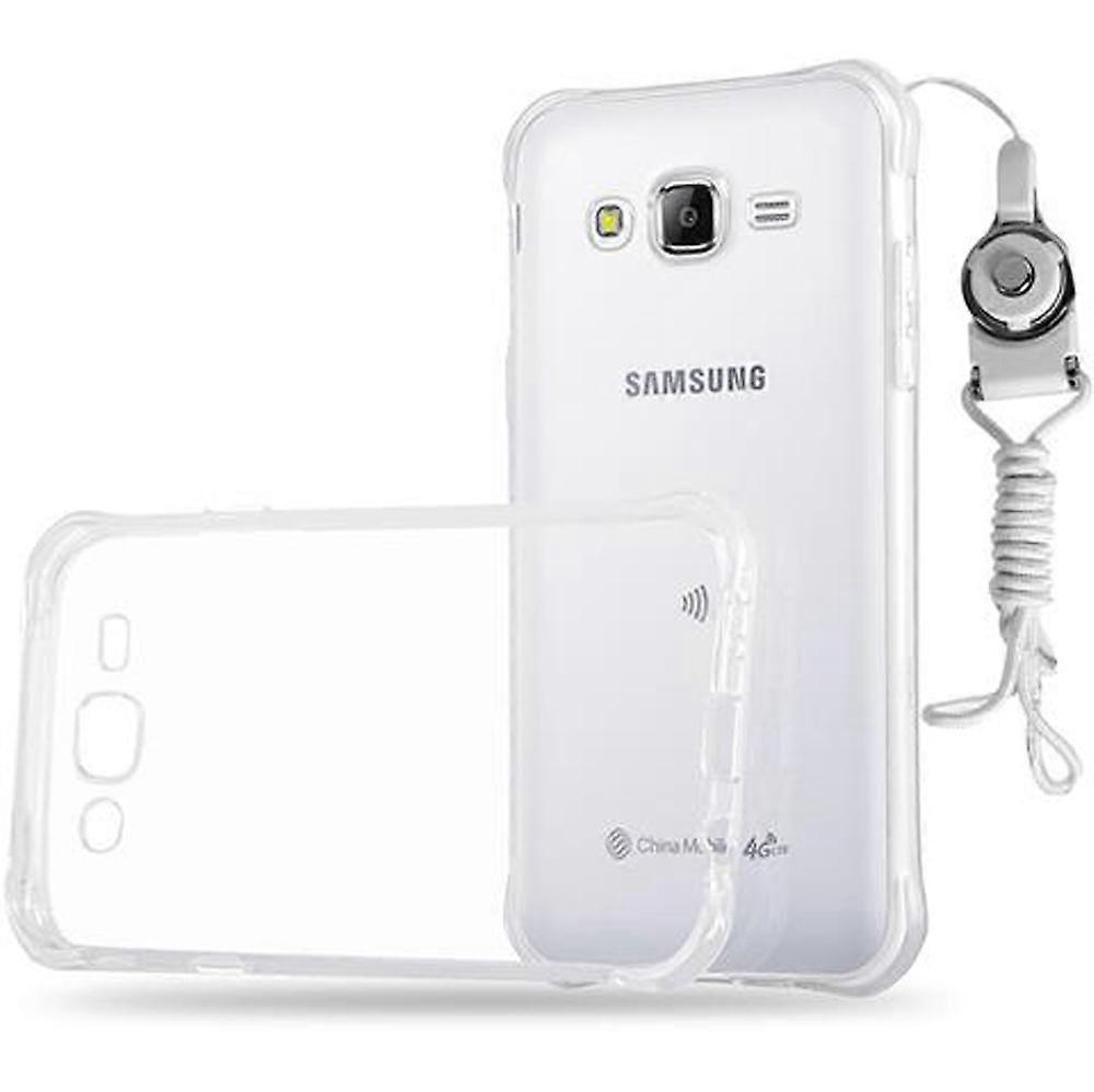 Protective Case Samsung Galaxy J5 2015 Case TPU - Extra Thin with Neck Strap
