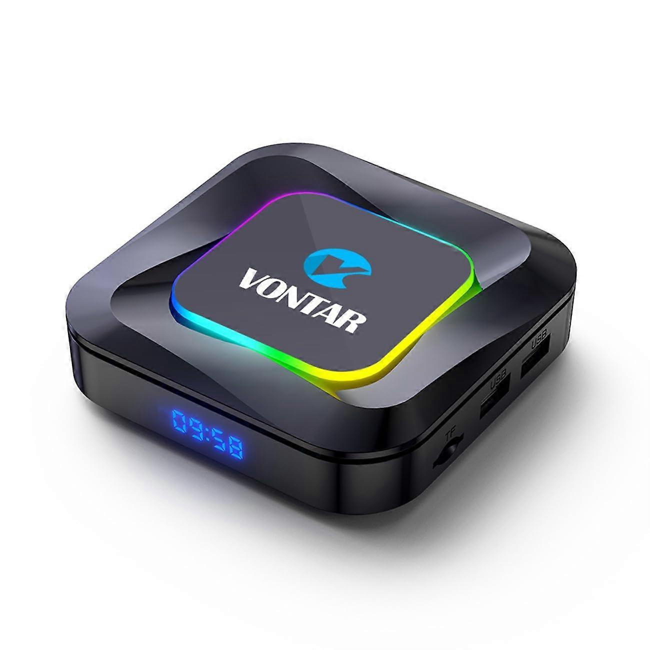 Android TV Box Vontar R3 RK3528 QuadCore CortexA53 4K 2.4/5G WiFi HDR10 Bluetooth 5.0 Ethernet USB 2.0 4GB128GB