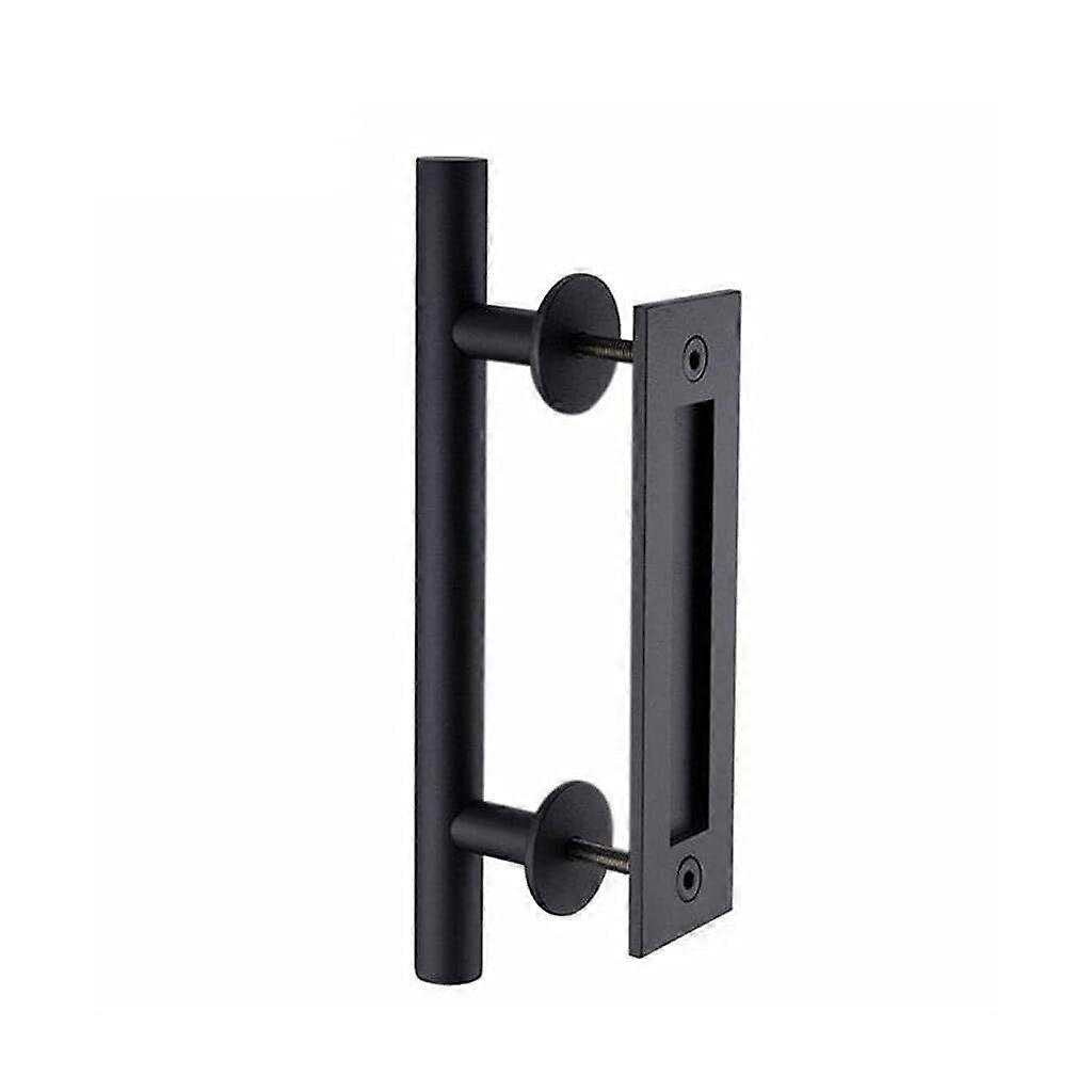 Heavy Duty Barn Door Handle Flush Mount Sliding Pull for Wood and Interior Doors Durable
