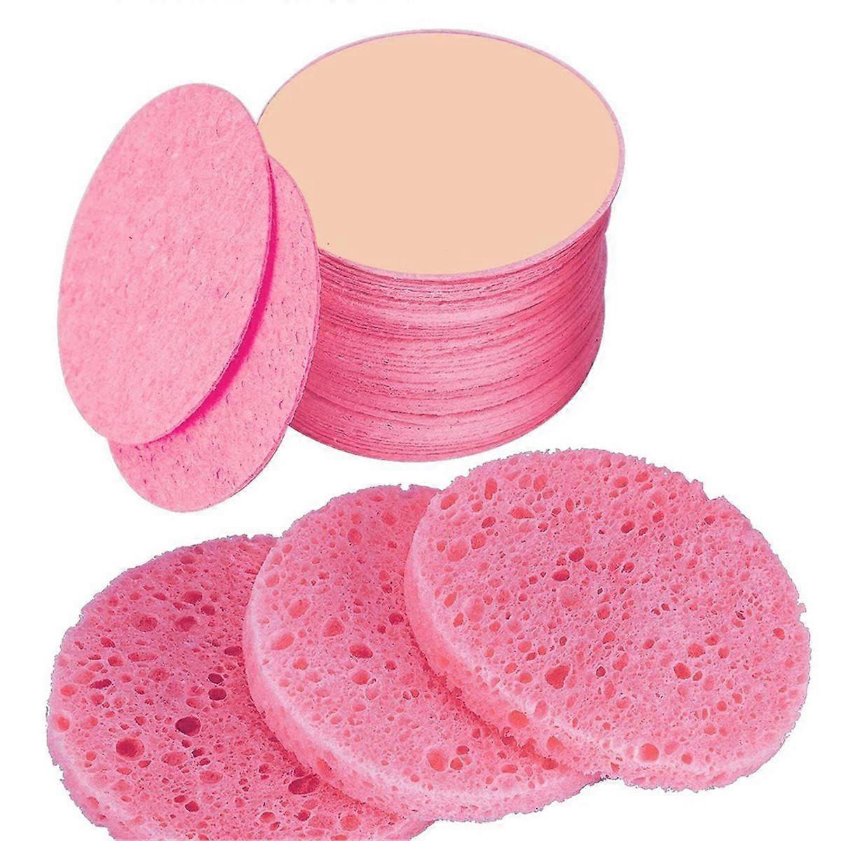60pcs Count Compressed Sponges for Daily Cleansing and Exfoliating, for , Disposable Sponge