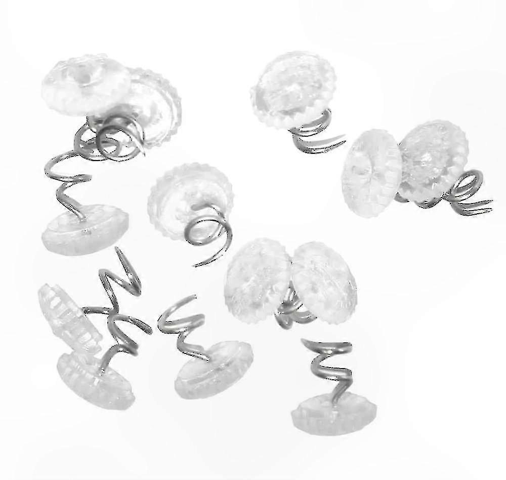 100 Pack Transparent Twist Pins for Bed Skirts and Fabric Projects