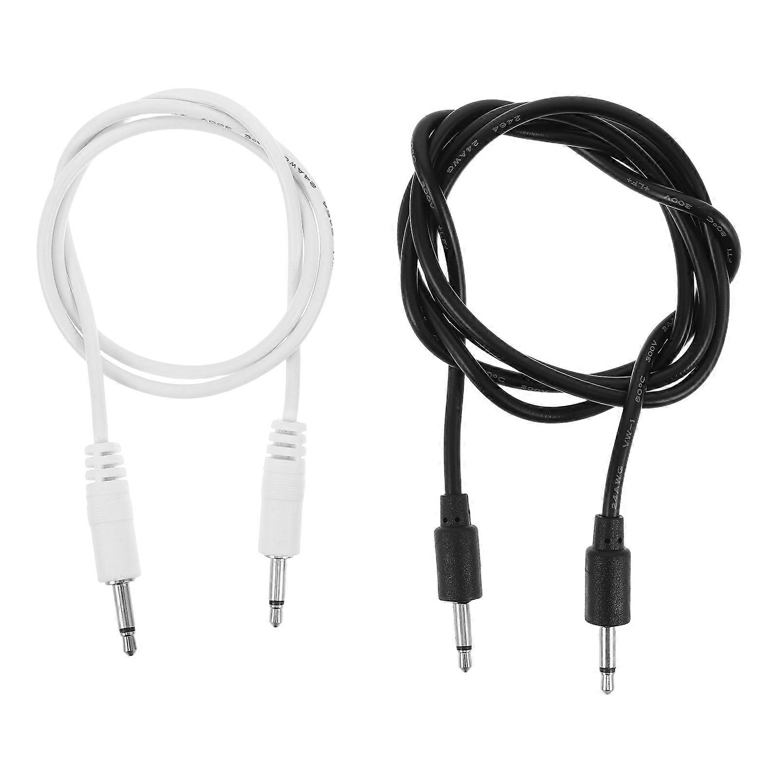 Modular Audio Patch Cables for Synthesizer Mono Extension 8Pcs