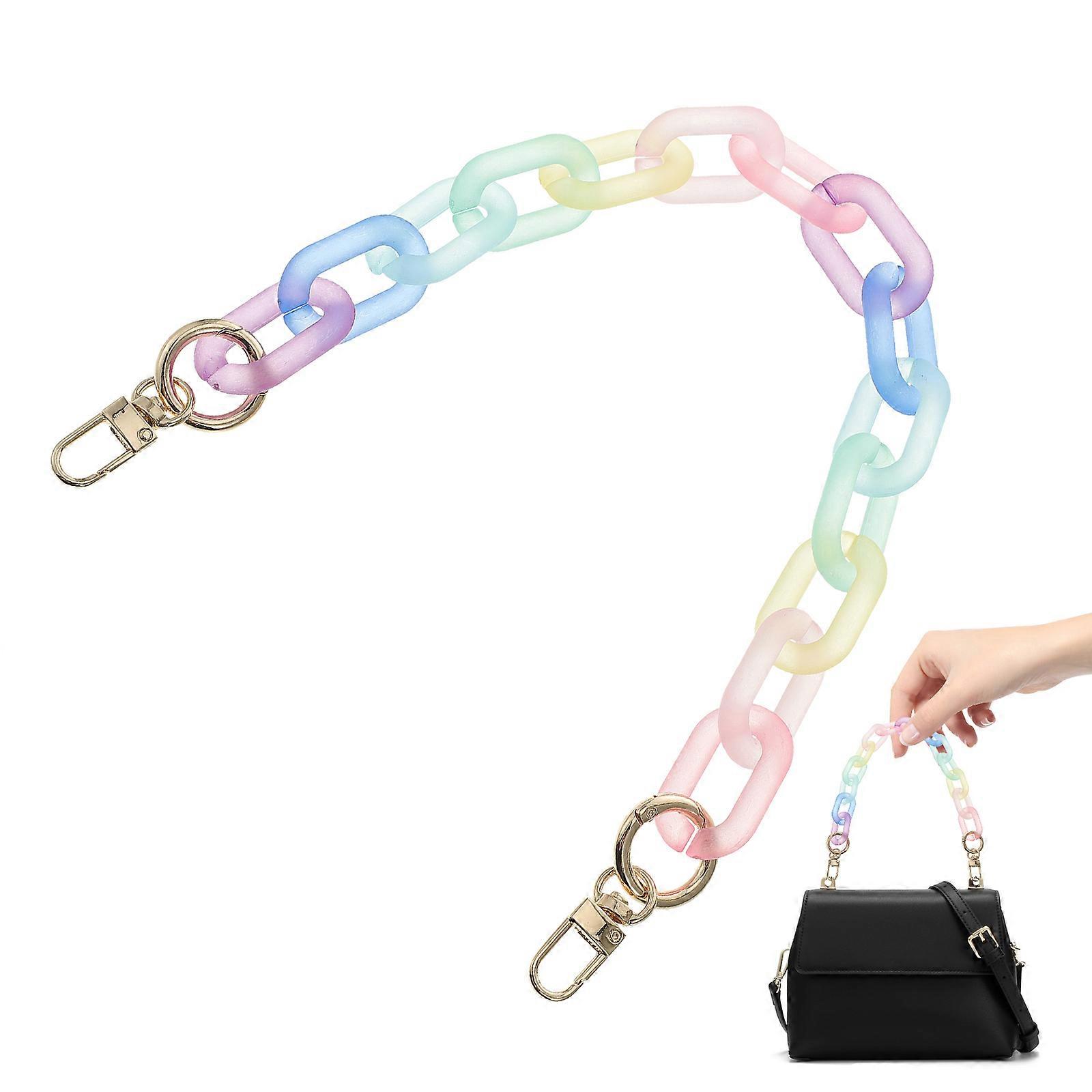 Colorful Acrylic Bag Chain Eco Friendly for 1Pcs Replacement Accessory