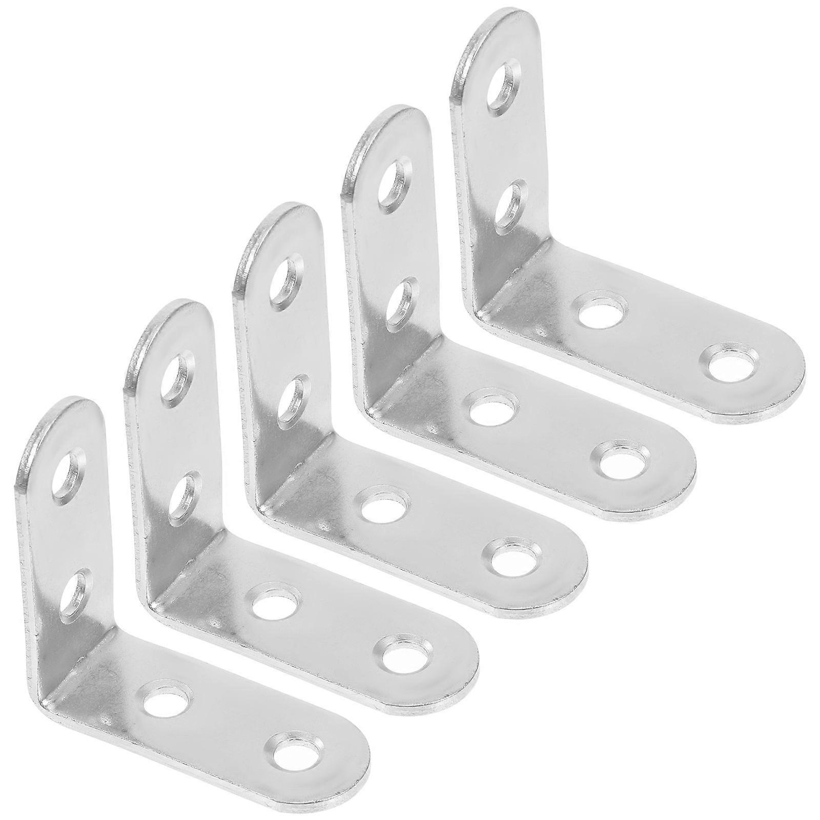 Furniture Corner Support Metal L Brackets for Strong Support 16Pcs