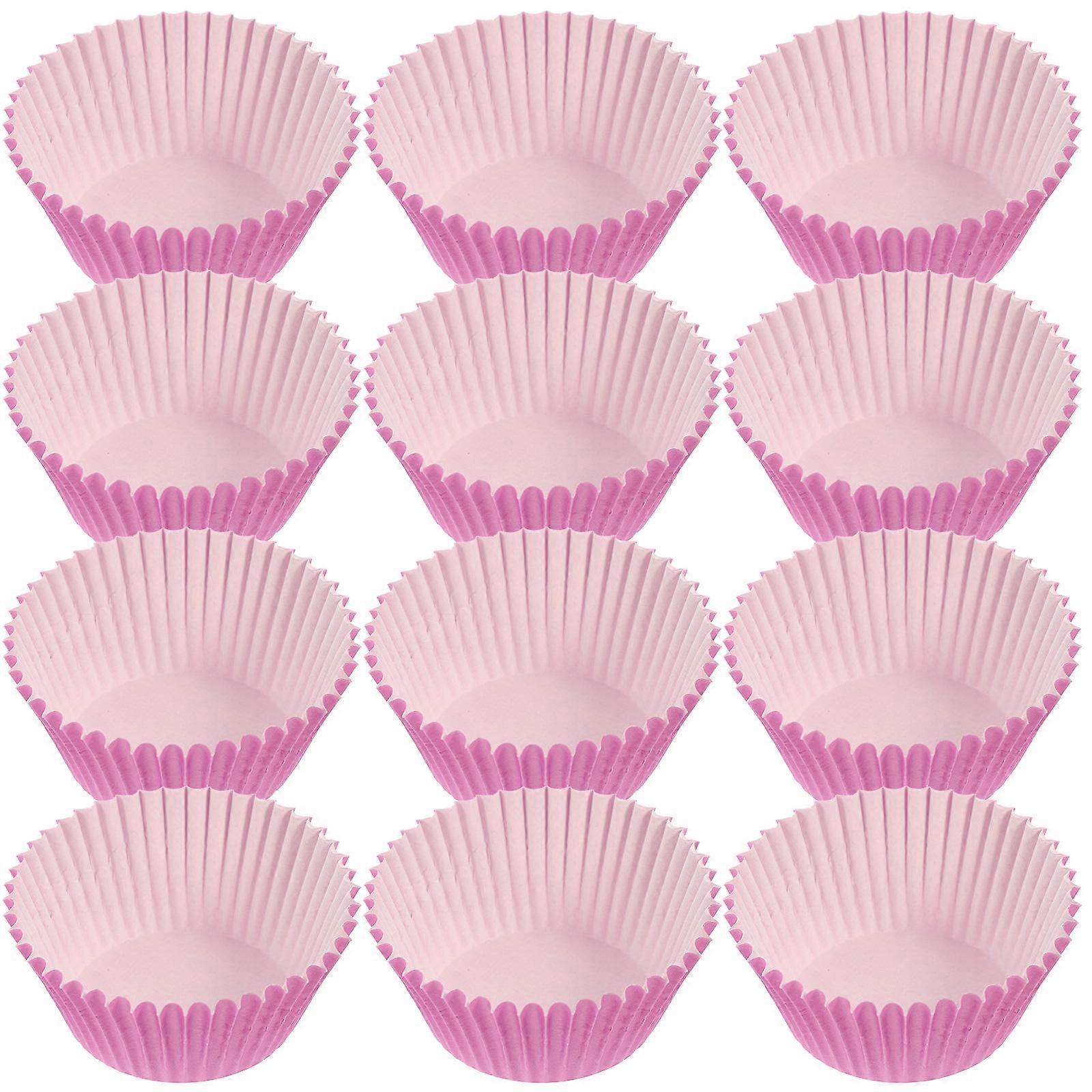 Purple Cake Baking Cups for Baking 100Pcs Disposable Paper Cupcake Wrappers