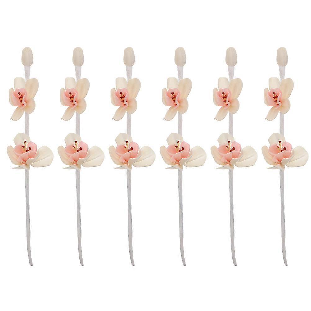 Natural Bark Aromatherapy Incense Sticks for Decorative Use 6Pcs Assorted