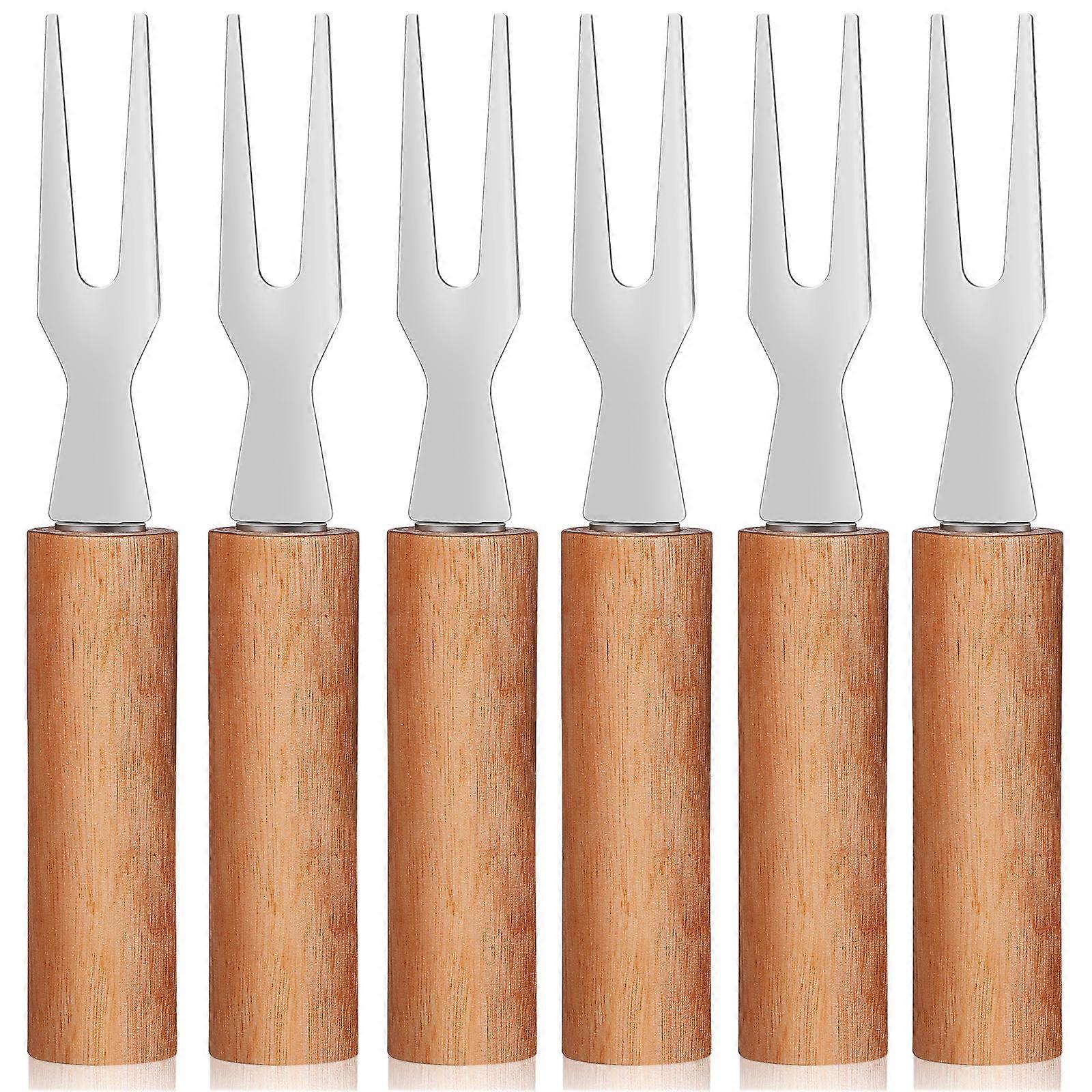 Multi-Color Barbecue Corn Holders for Corn Grilling 6Pcs Durable Bbq Forks