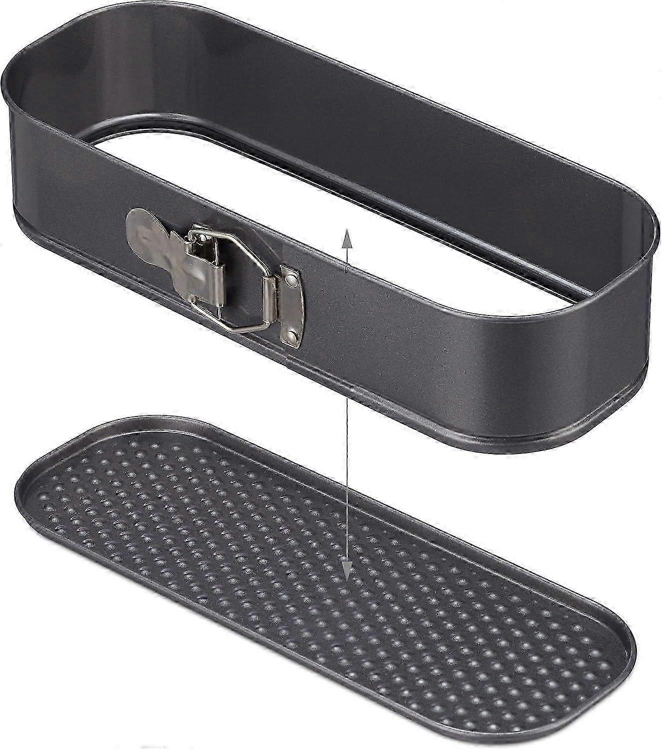 Anthracite rectangular springform pan, rectangular springform pan, removable, non-stick, 30.8 x 12 cm 2025