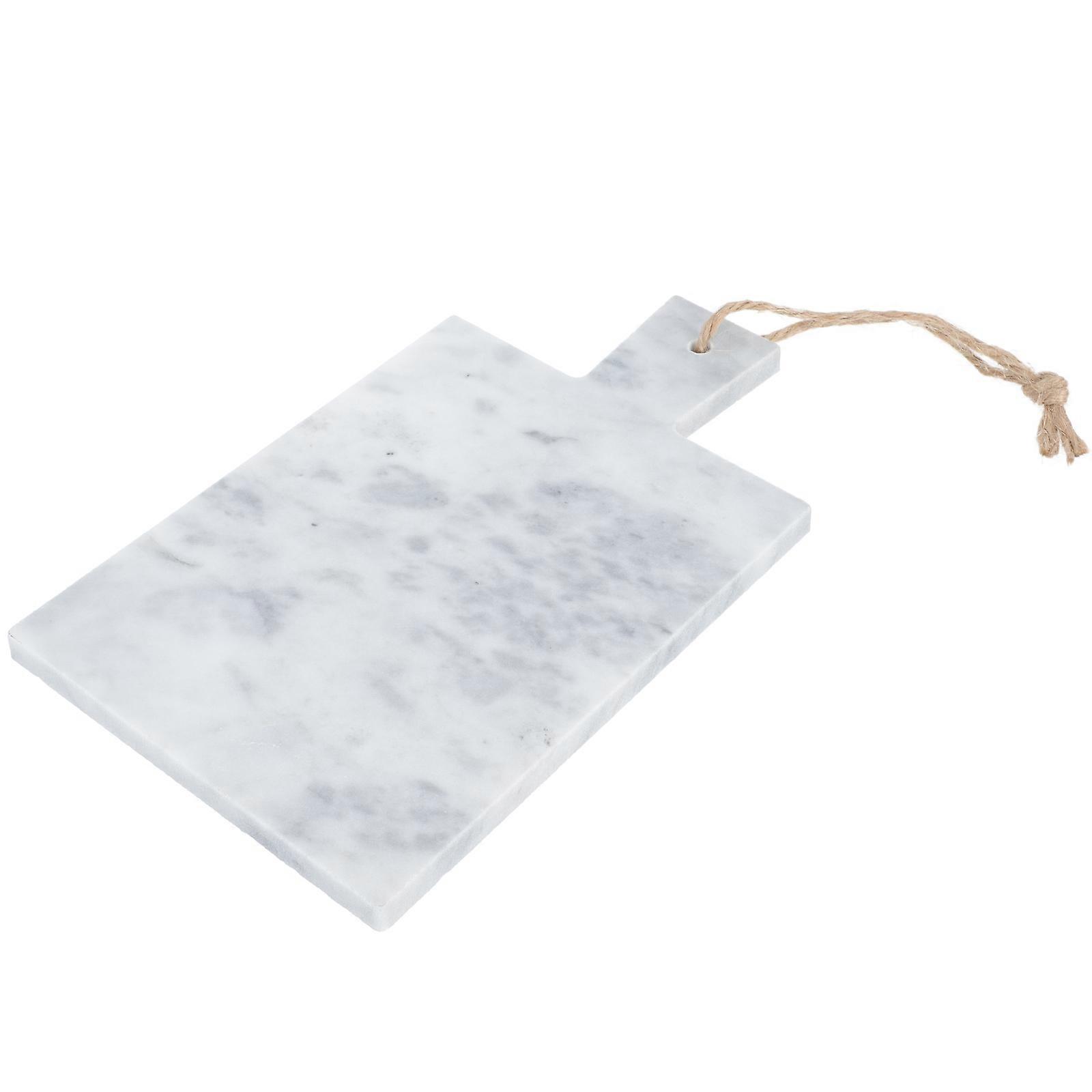 Marble Handle Tray for Food Storage 1Pcs Creative Decorative Biscuit Plate