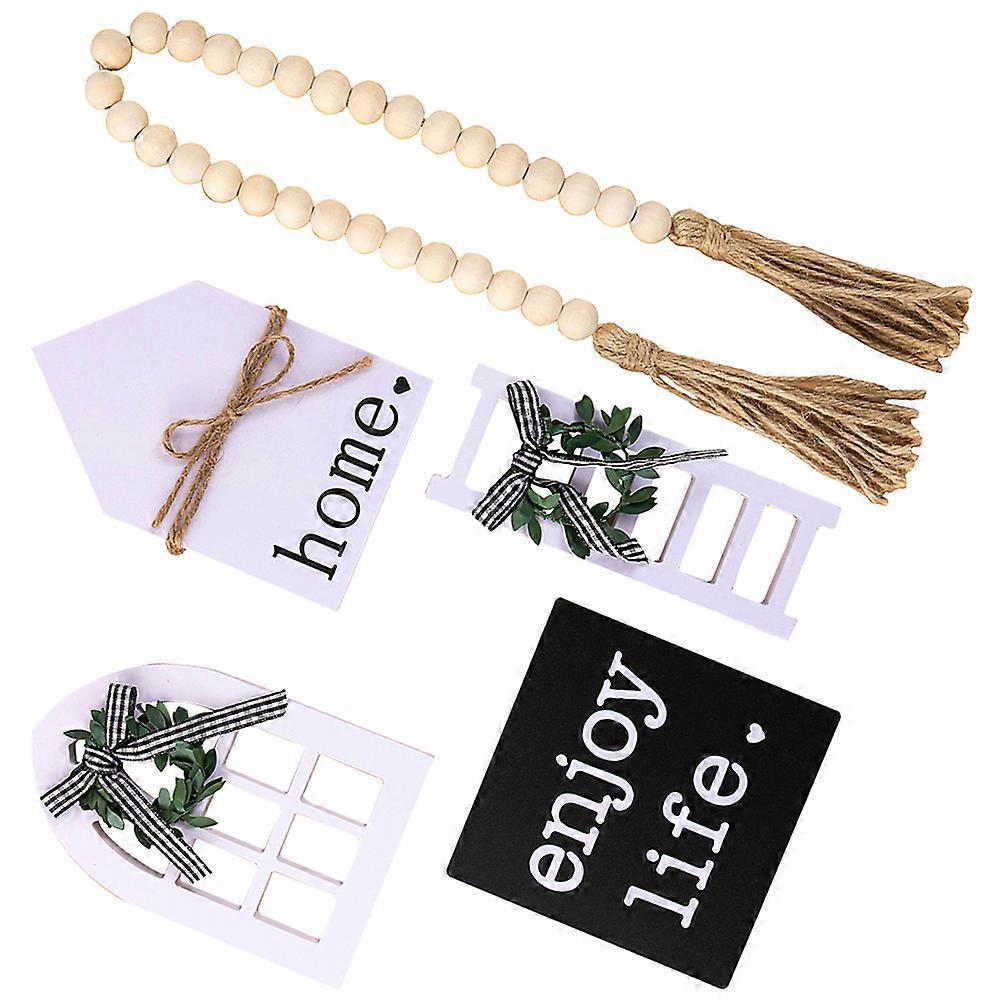 Farmhouse Table Decor for Tiered Tray Decoration 5Sets