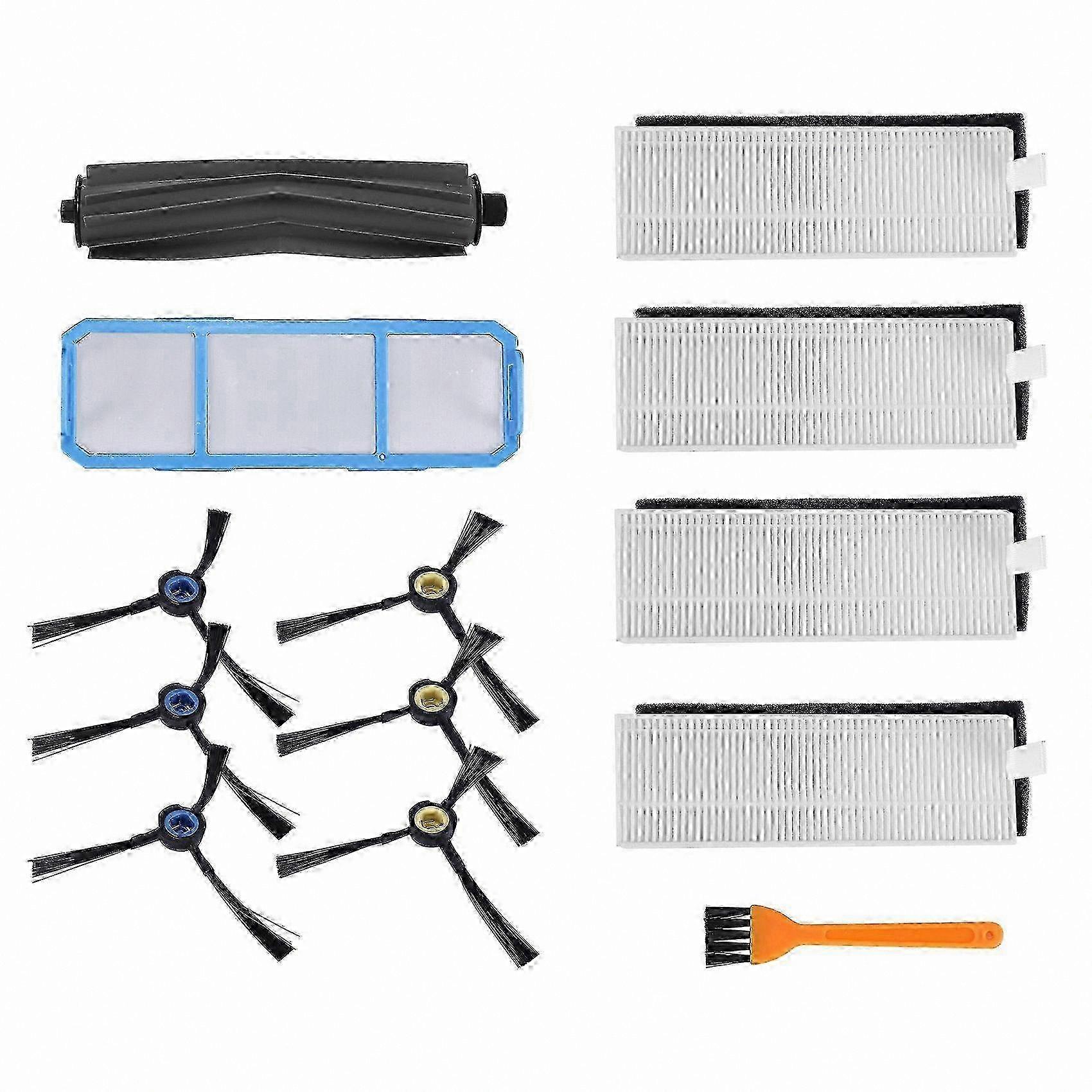 Robotic Vacuum Cleaner with Main and Side Brushes, HEPA Filter for Efficient Cleaning