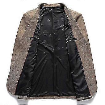 Plus Size 7XL 8XL Autumn New Men's Casual Blazer Khaki Classic Style Luxury Fashion Business Male Suit Jacket 2025