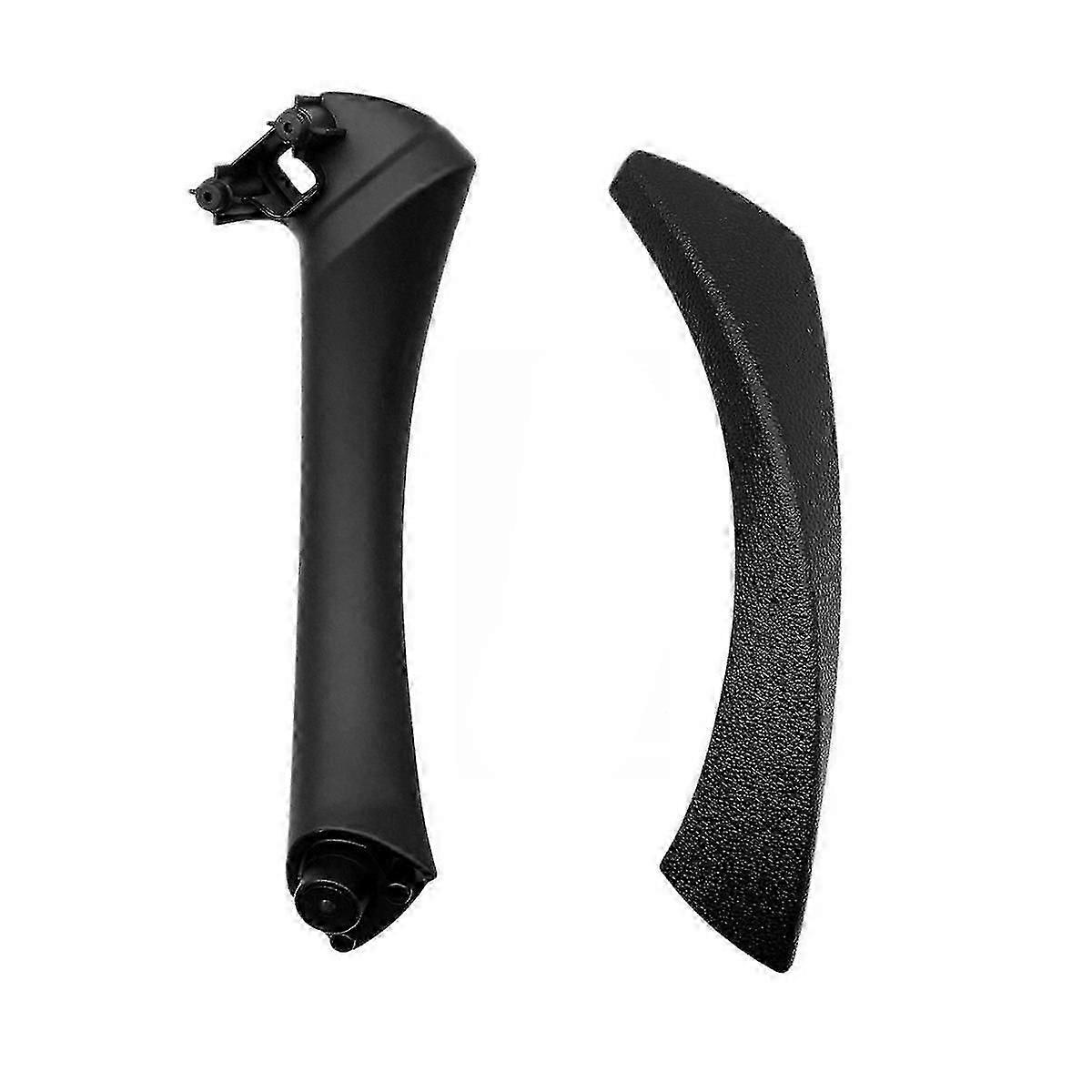 Car Inner Door Pull Handle With Cover Trim Replacement compatible with- 3 Series E90 E91 E92 2005-2012