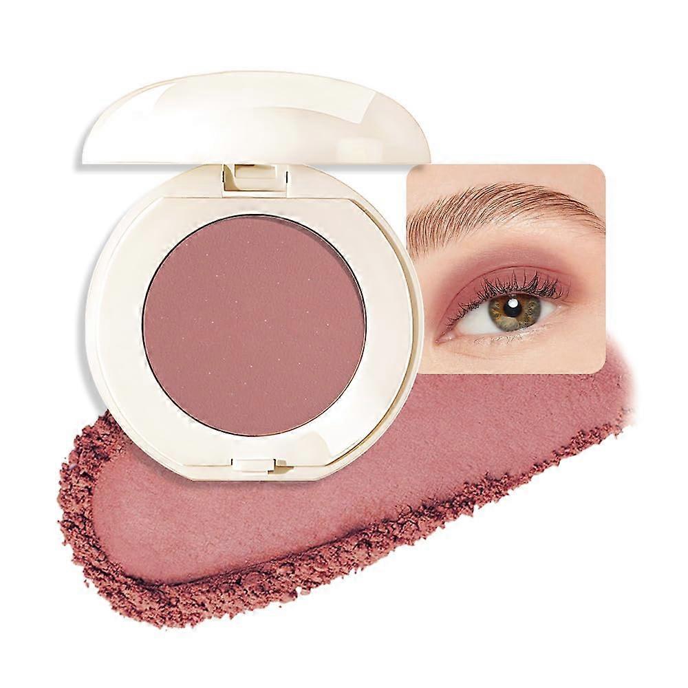 Matte Eyeshadow 09# Orange Brown Waterproof Long Lasting MultiUse for Eyes Cheeks Highlighter