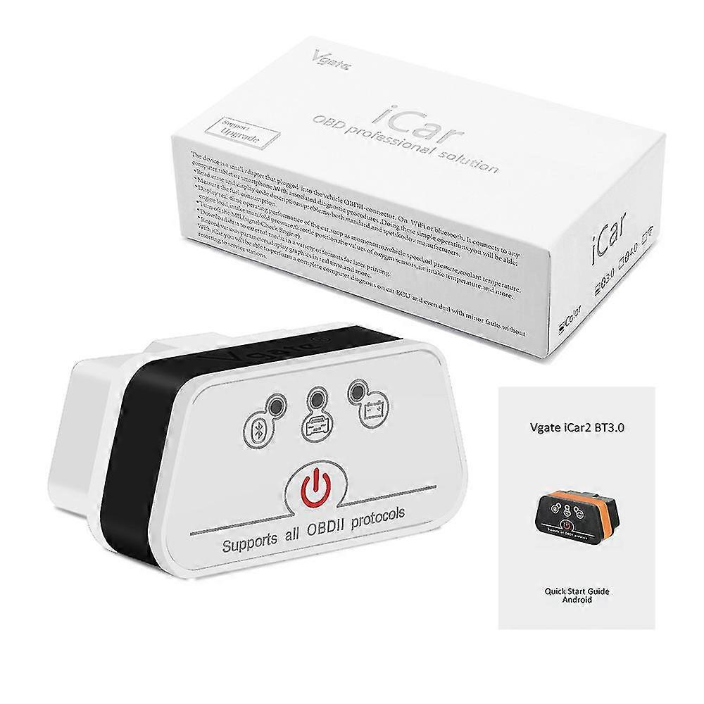 Vgate iCar2 Versión Bluetooth Lector de códigos OBD2 iCar2 OBDII para Android Windows