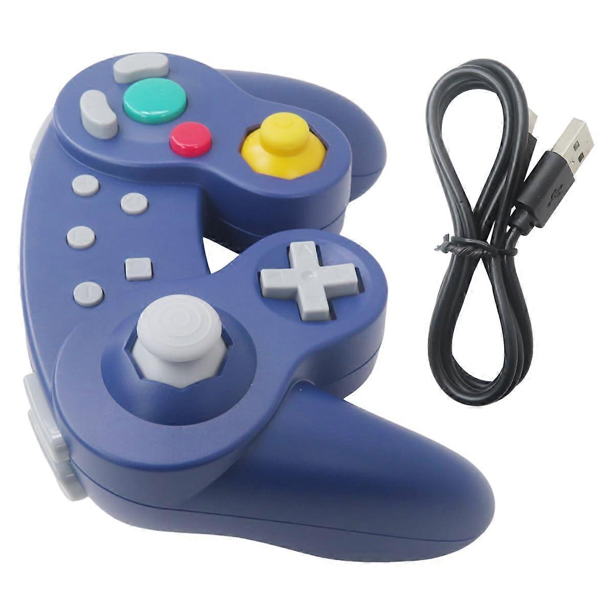 Wireless Pro Controller Purple with Turbo, Gyro, Vibration for Nintendo Switch PC Steam