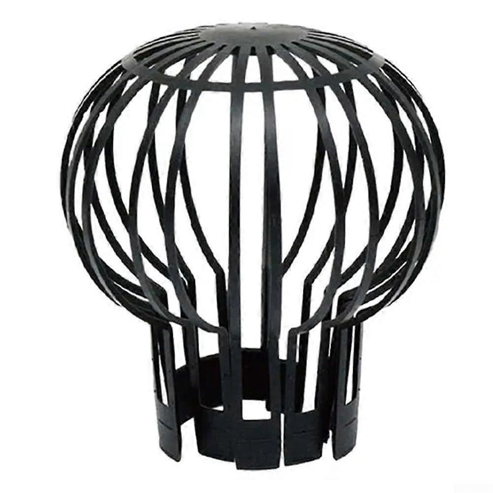 Gutter Guard Downpipe Leaf Filter Expandable Plastic Strainer for Clog Home Drainage Black