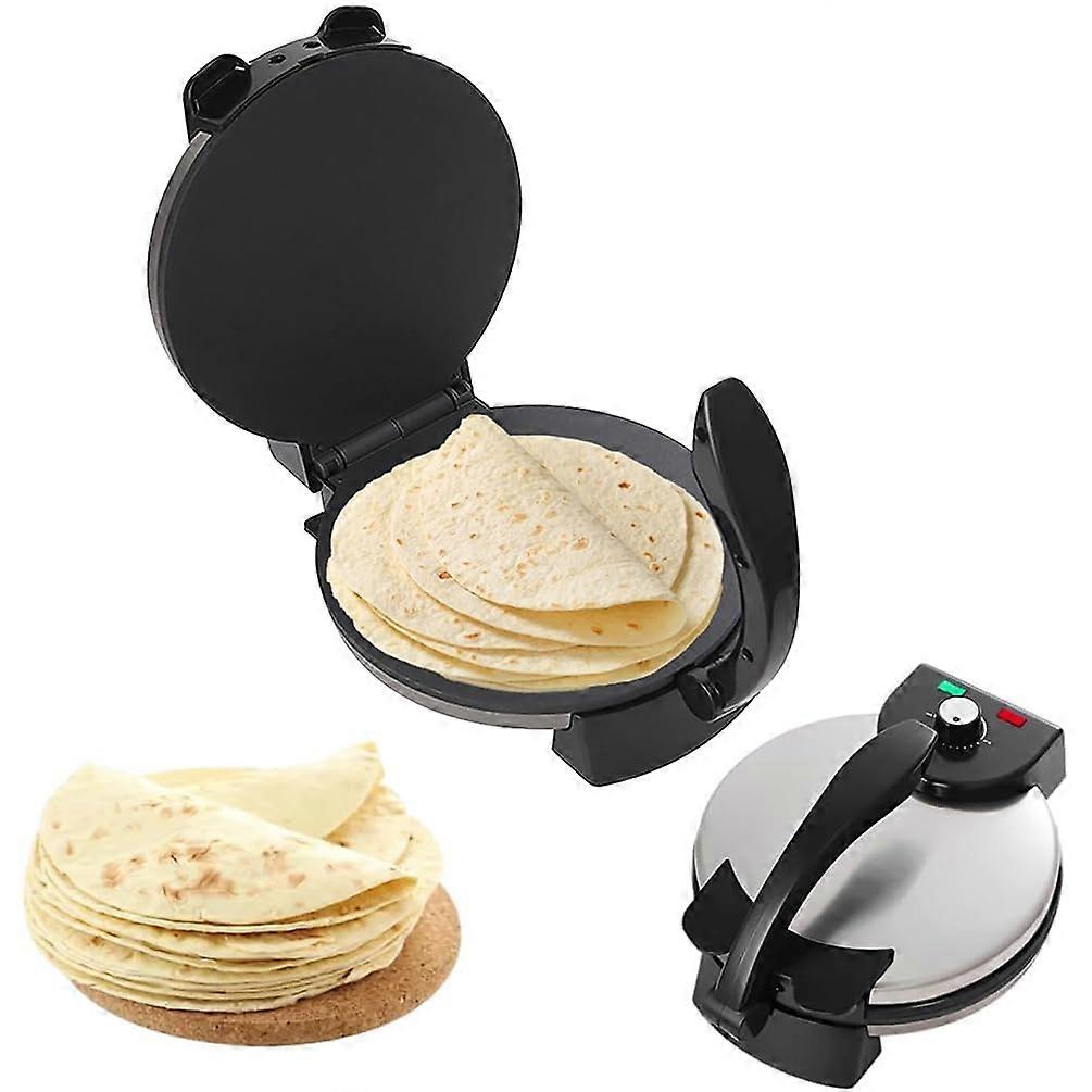 Electric Roti Maker with Adjustable Temperature, NonStick Surface for Chapati, Tortilla, Pancakes