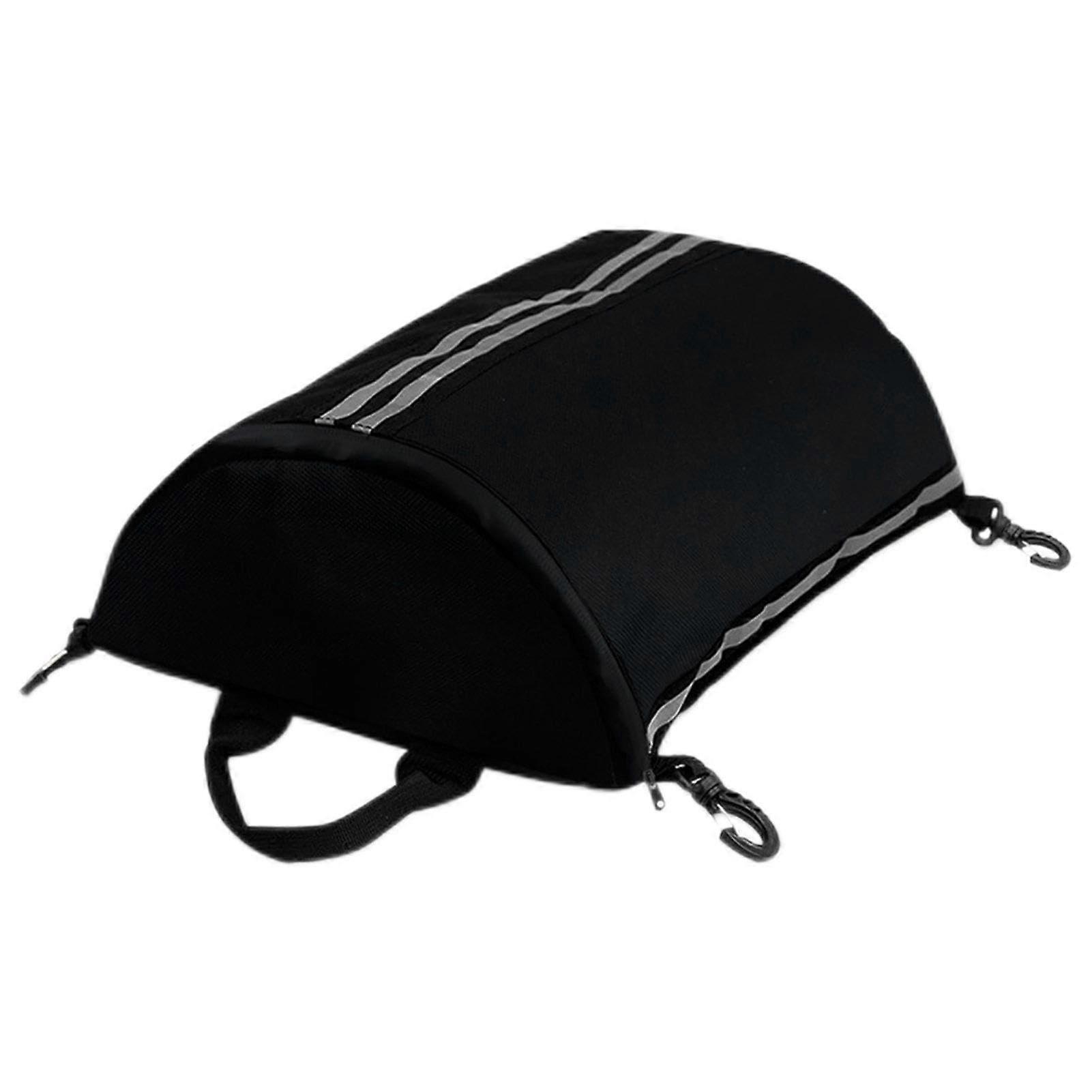 Waterproof Kayak Deck Bag with Mesh Organizer, Quick Hook Attachment and Reflective Safety Strips