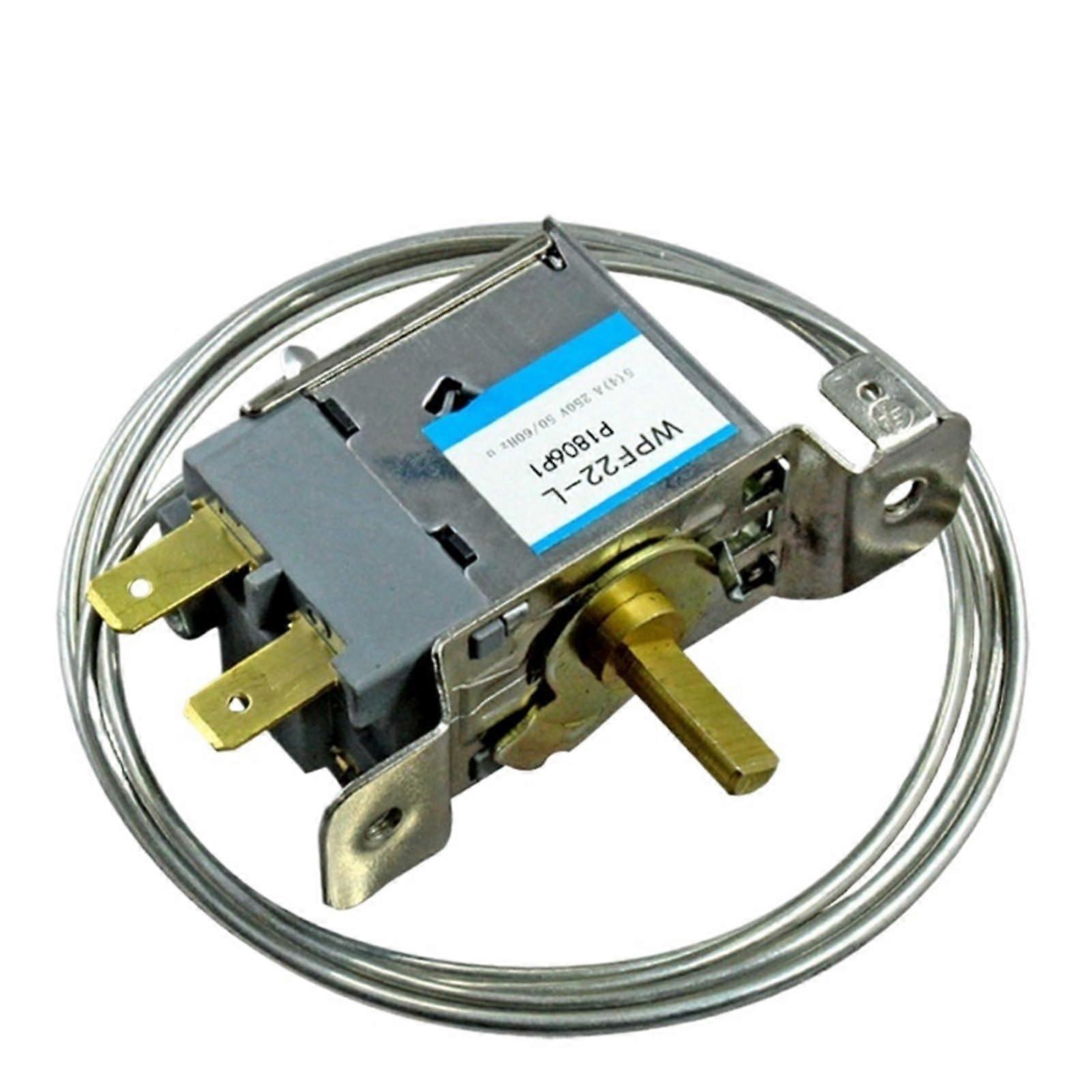 WPF22L Freezer Thermostat 250V Durable Metal Temperature Controller for Precise Cooling