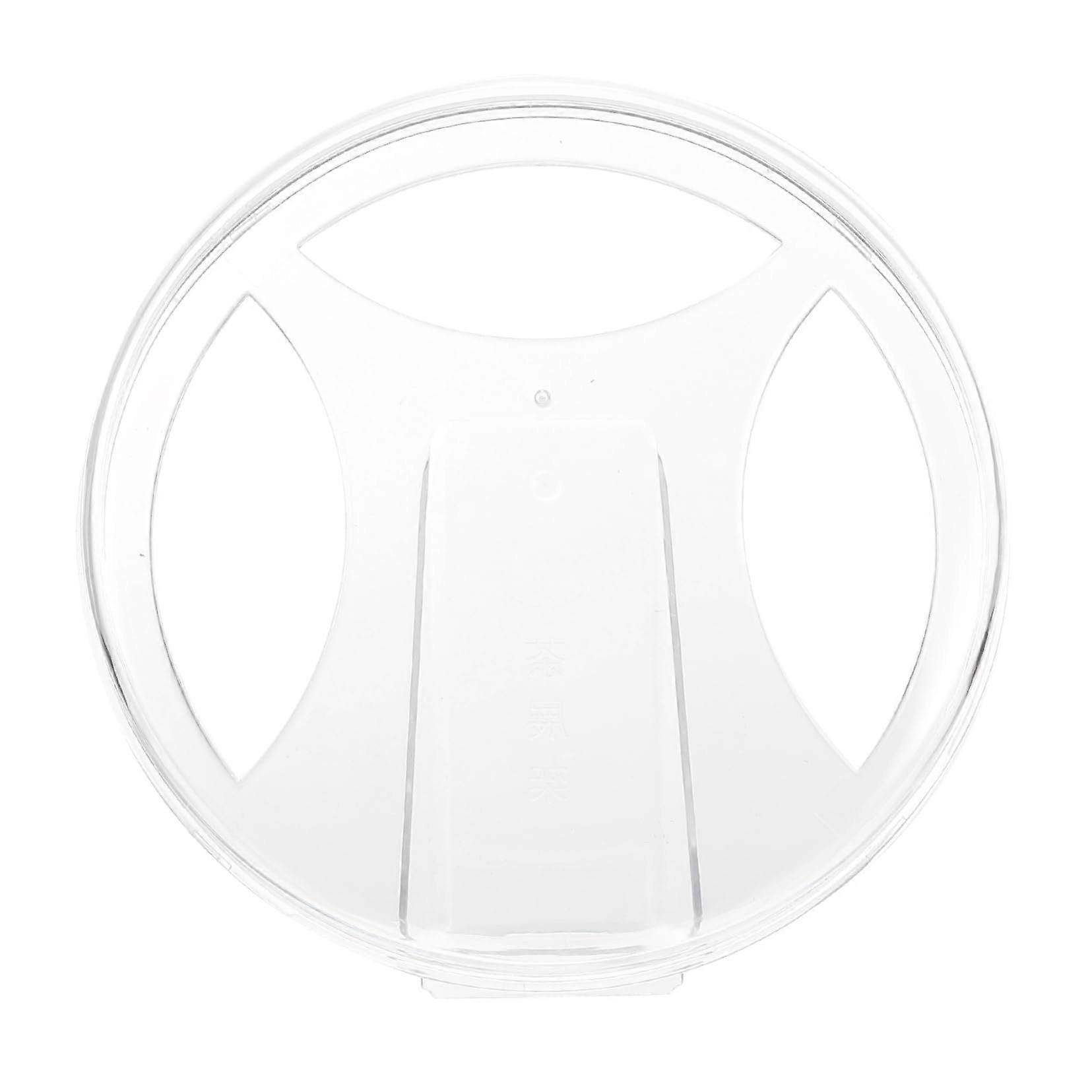 Transparent Tea Cake Holder with Secure Sealing Puerh Storage Box Decorative Display Case