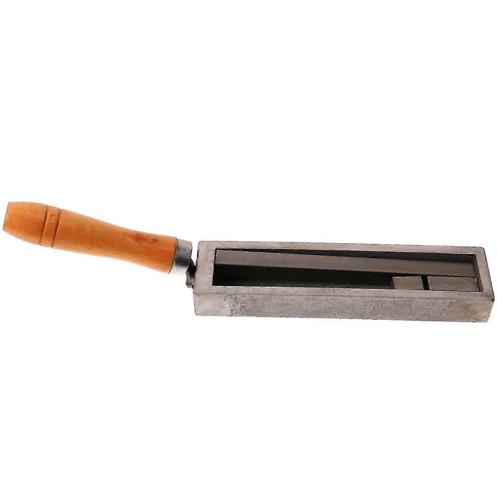 Graphite Mold Strip Shape for Melting Refining Metal 2Pcs Durable Casting Mold