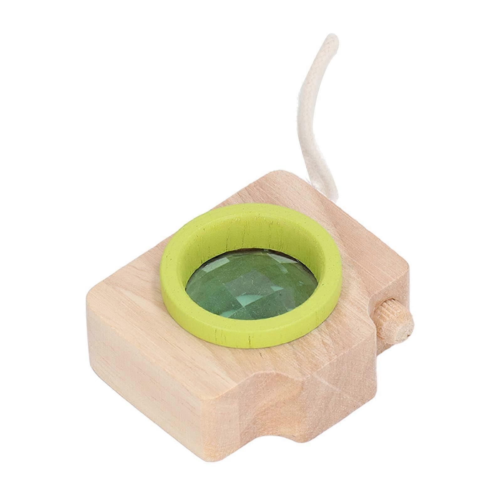 Prism Lens Toy with Bee Eye Effect Camera Style Visual Exploration for Kids Green