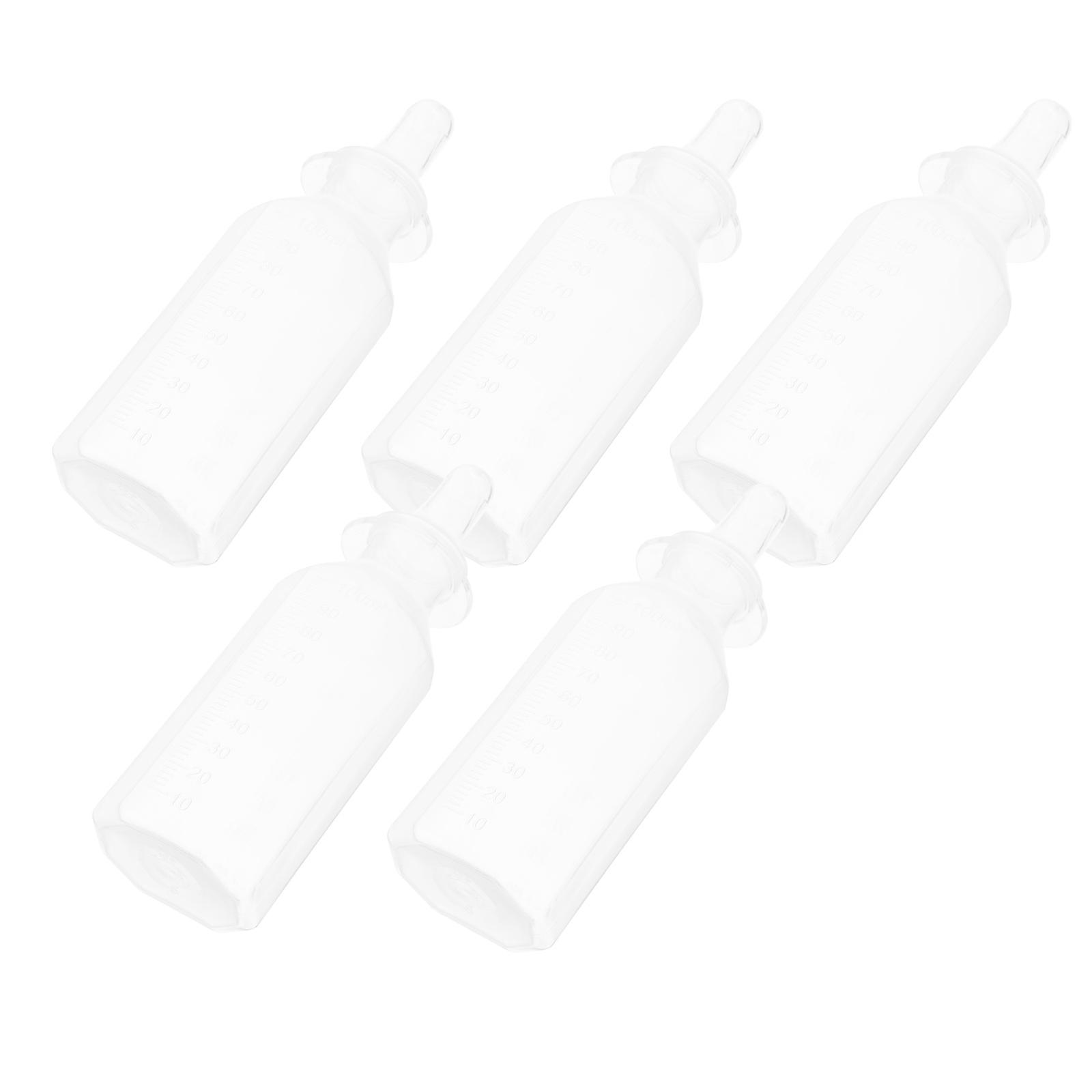 Once-Off Bottles Portable Use 5Pcs White