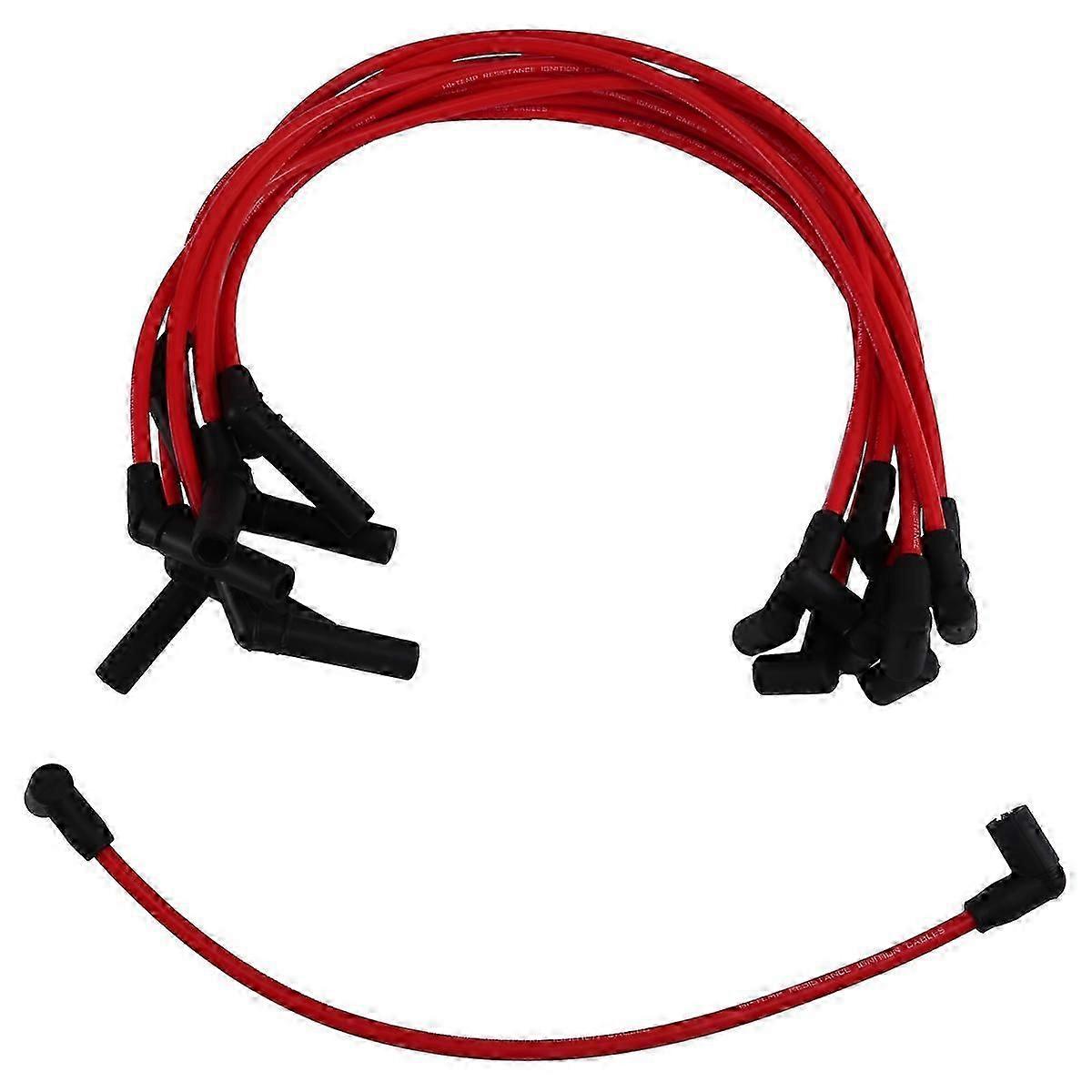 M12259R301 9MM Engine Spark Plug Ignition Wire Sets compatible 1995-1996 5.0L 5.8L