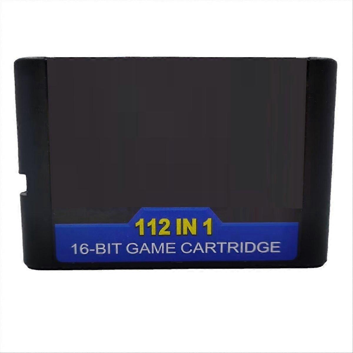 112 in 1 game 16 bit Game Card for , Black