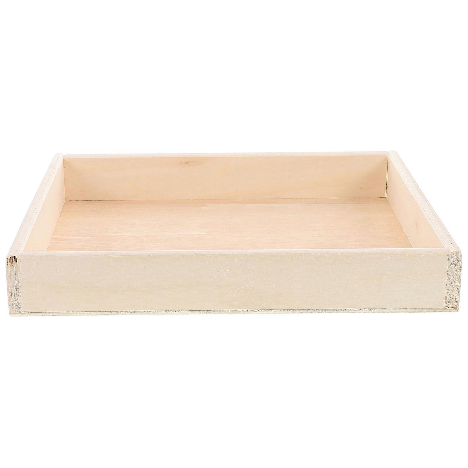 Rectangle Wooden Puzzle Tray for Storing 1 Puzzle Accessory Organizer
