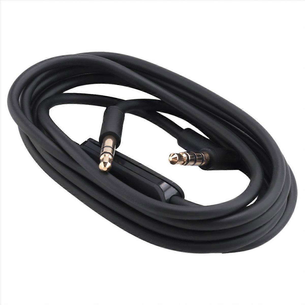 Remote Talk Audio Cable for Studio Headphones(Black)