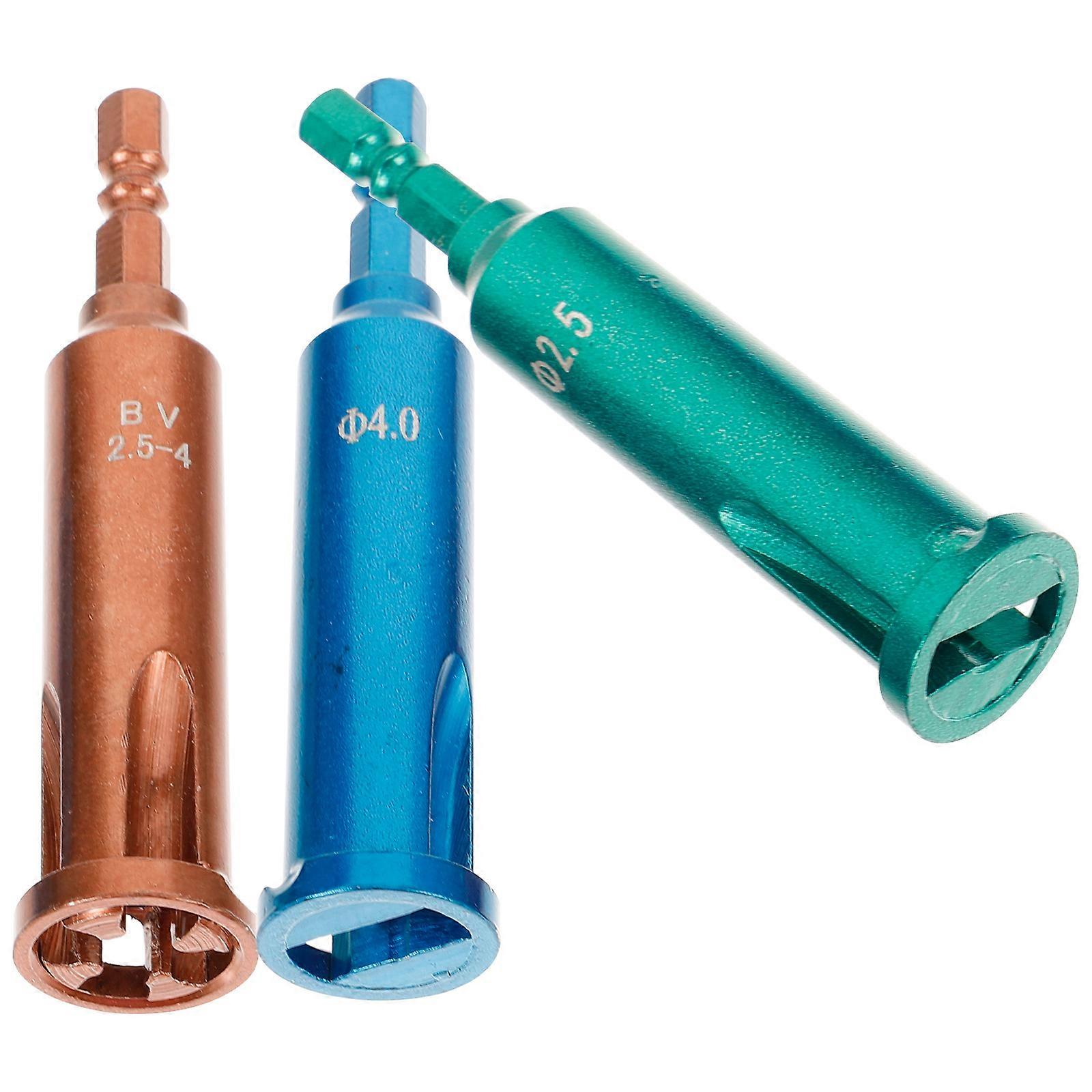 Electric Cable Stripper Wire Twisting Tool for Efficient Wire Work 3Pcs