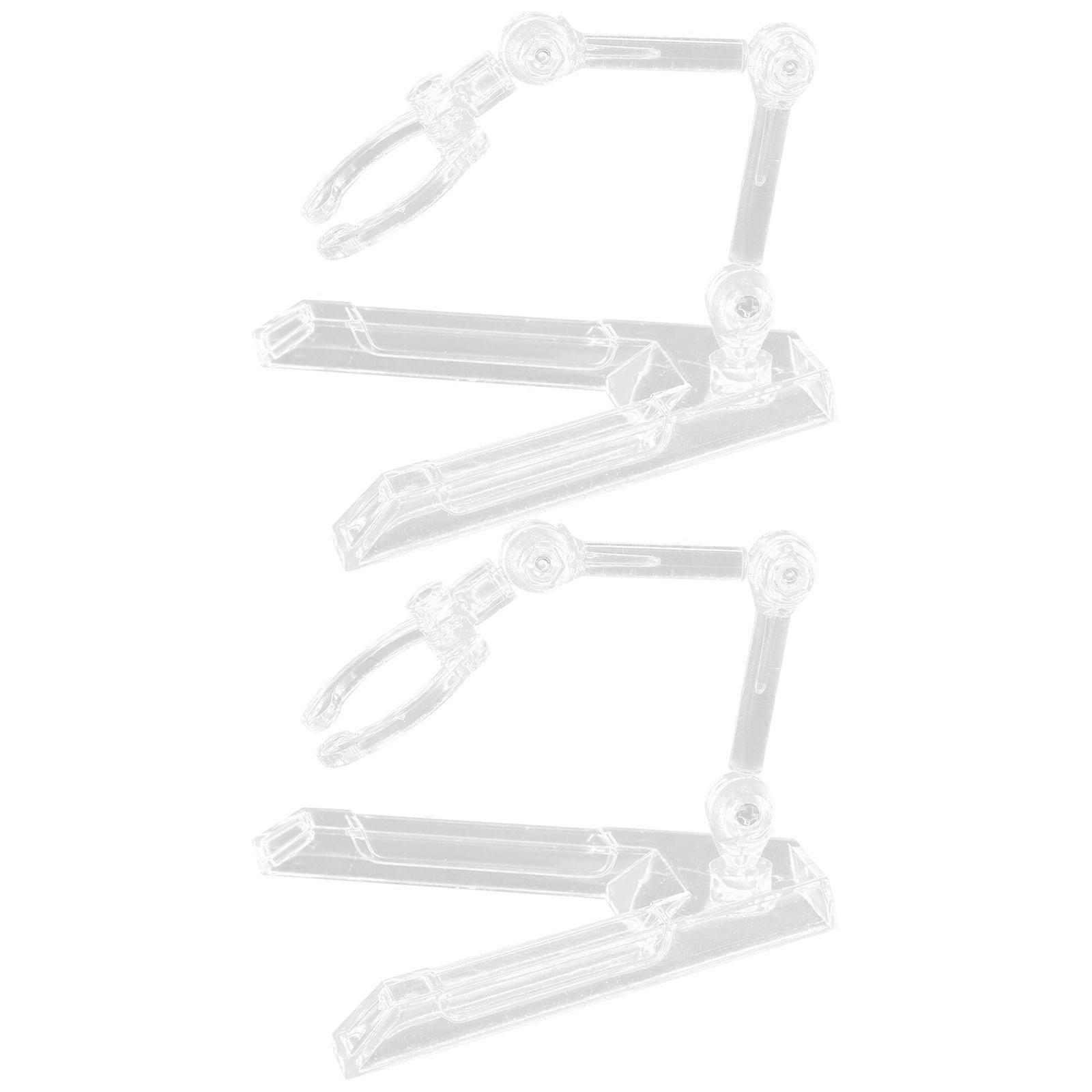 Plastic Figure Stand Desktop Holder for Displaying Figure 20Pcs Pack