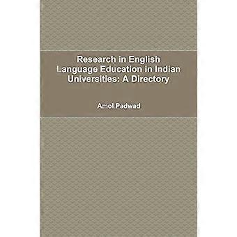 Forschung im Bereich der englischen Sprachbildung an indischen Universitäten: ein Verzeichnis
