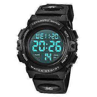 Relógio infantil,meninos assistem digital sport outdoor cronógrafo multifuncional led waterproof alarm calendário relógio analógico para crianças com banda de silicone