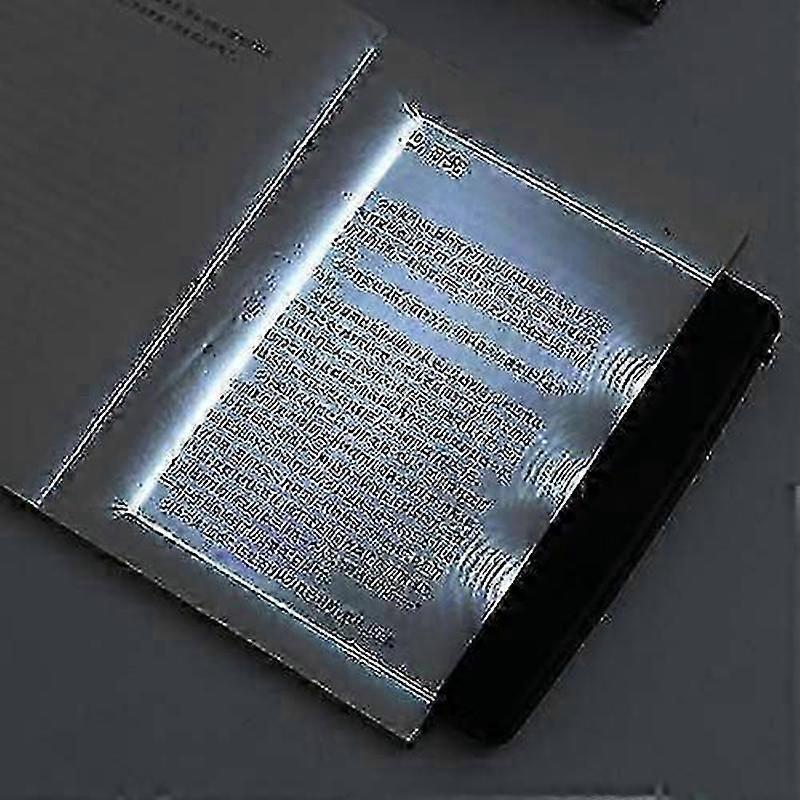 Lampe de lecture LED transparente pleine page