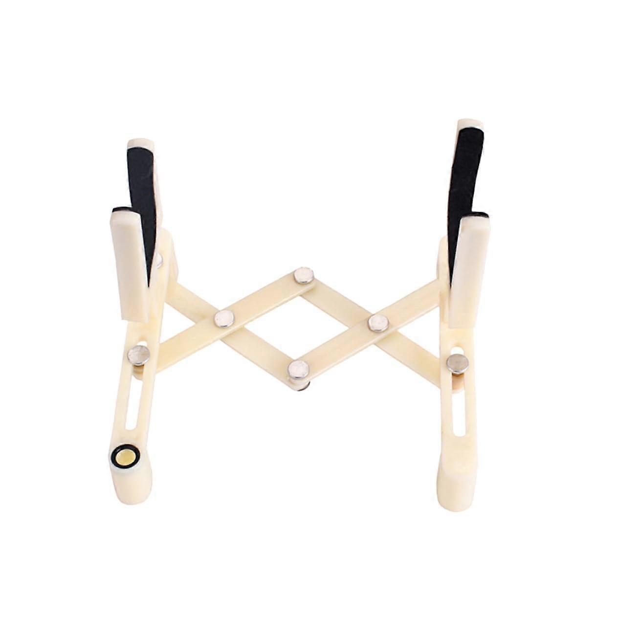 Adjustable Violin Stand with Protective Sponge Pad, Foldable Lightweight Floor Holder for Practice