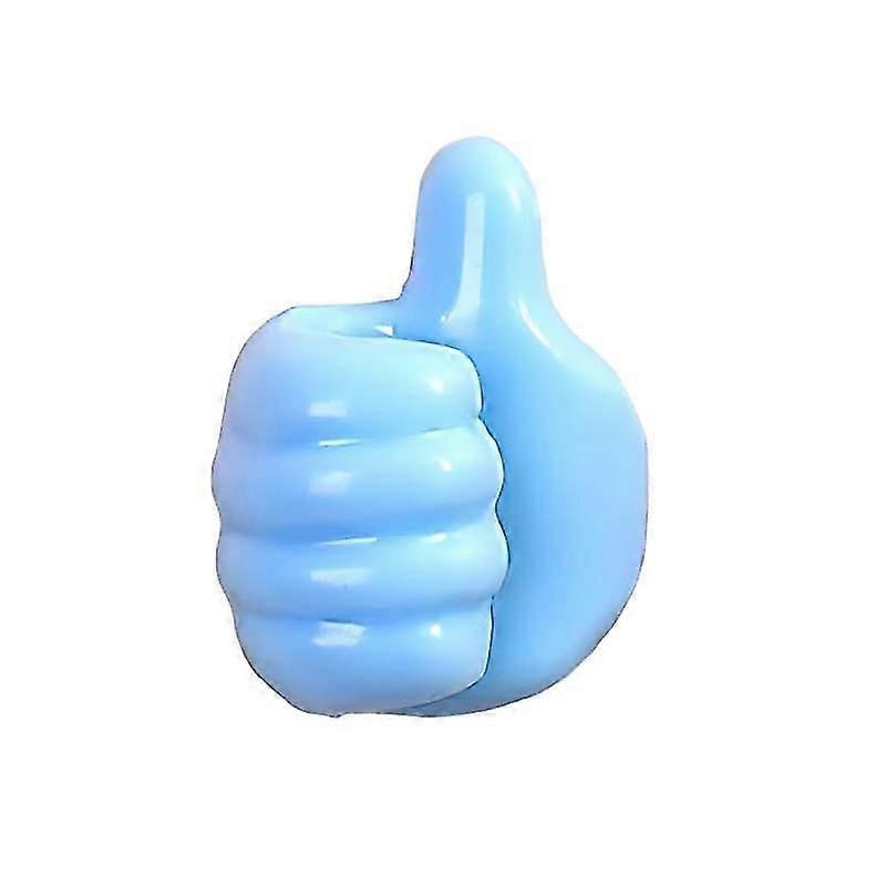 Multifunctional Thumbs Up Shape Wall Hook Clip Holder Self Adhesive Hooks