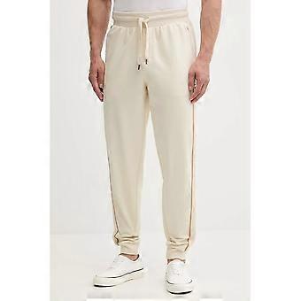 Men's Hugo Boss Boss 50550613 Iconic Tape Trim Cotton Terry Track Jogger - Beige 