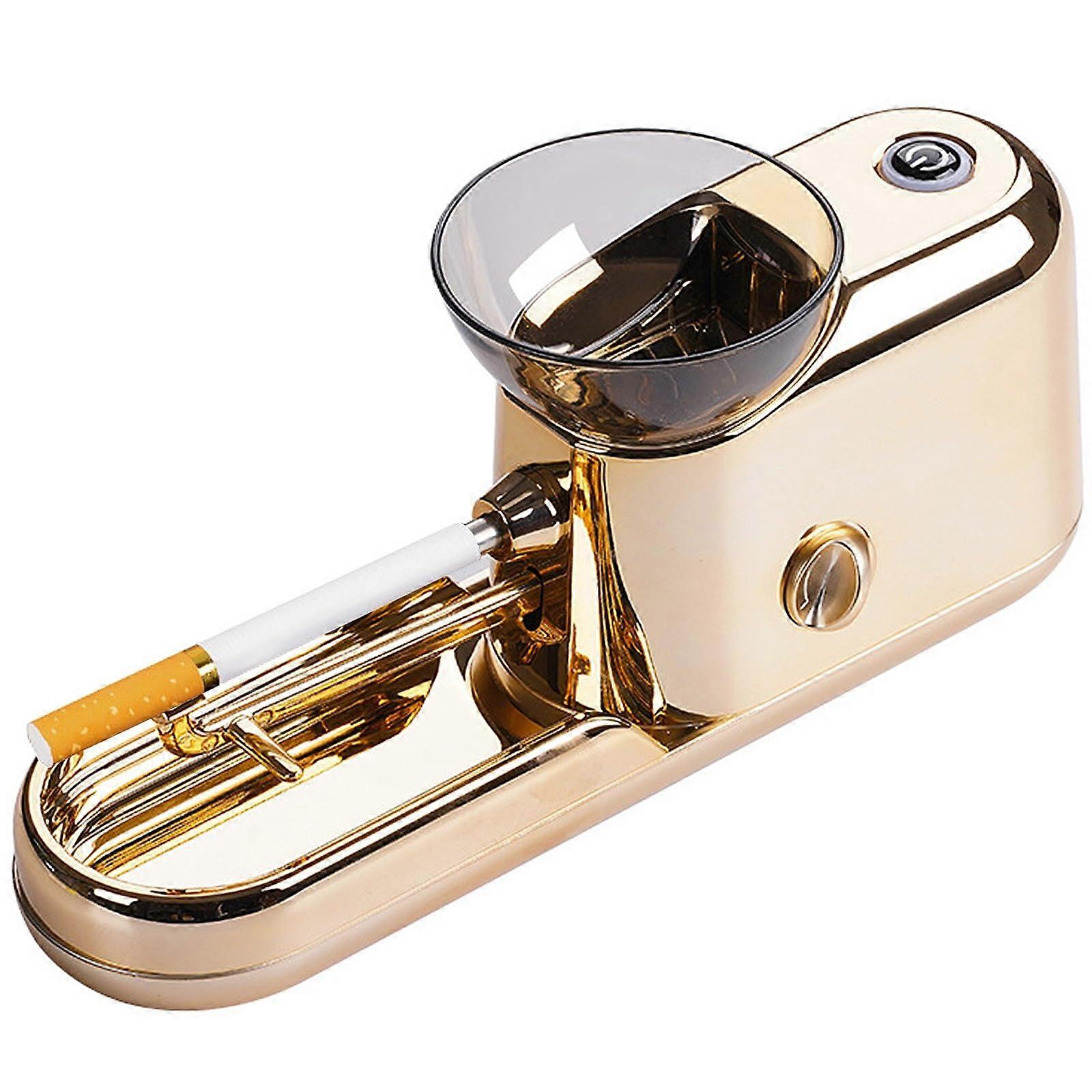 Electric Cigarette Rolling Machine with Automatic Injector, Adjustable Firmness for 6.5/8mm Tubes