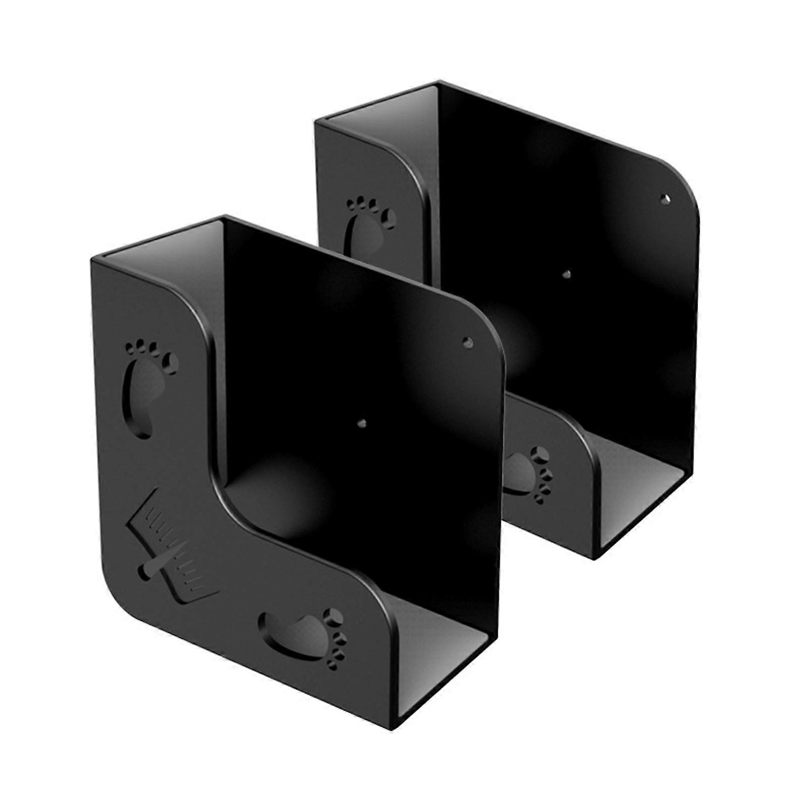 Wall Mounted Shelf Storage Rack For Digital Weight Scale Perfect For Bathroom Or Gym Easy to Install  Black