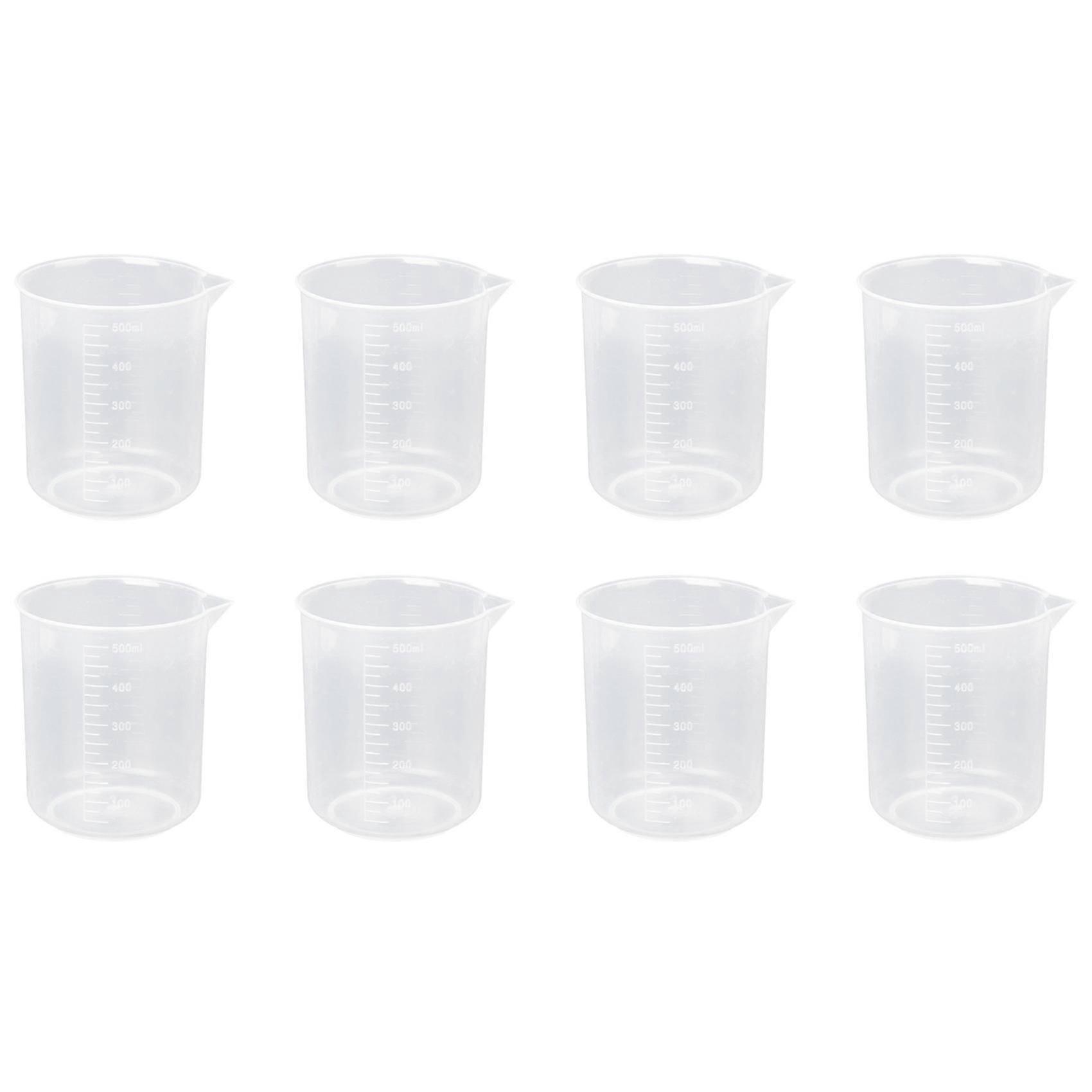 4X 500Ml Graduated Beaker